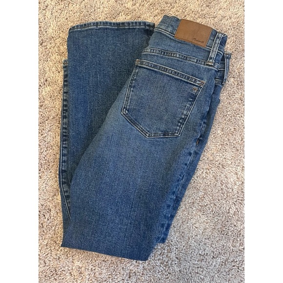 Madewell Cali Demi-Boot Cropped Jeans Size 27Petite - Picture 8 of 9